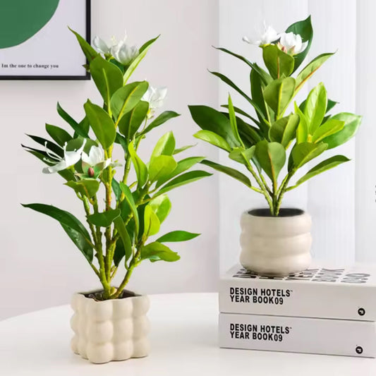 Azalea Artificial Blanca o Rosa – 21, 31 y 40 cm | Planta Decorativa
