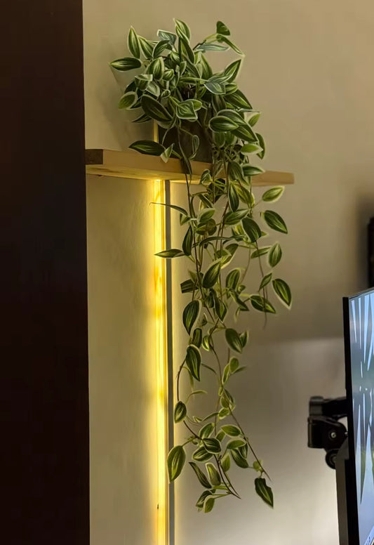 Enredadera Artificial Verde – 75 cm | Hojas Colgantes para Decoración Natural